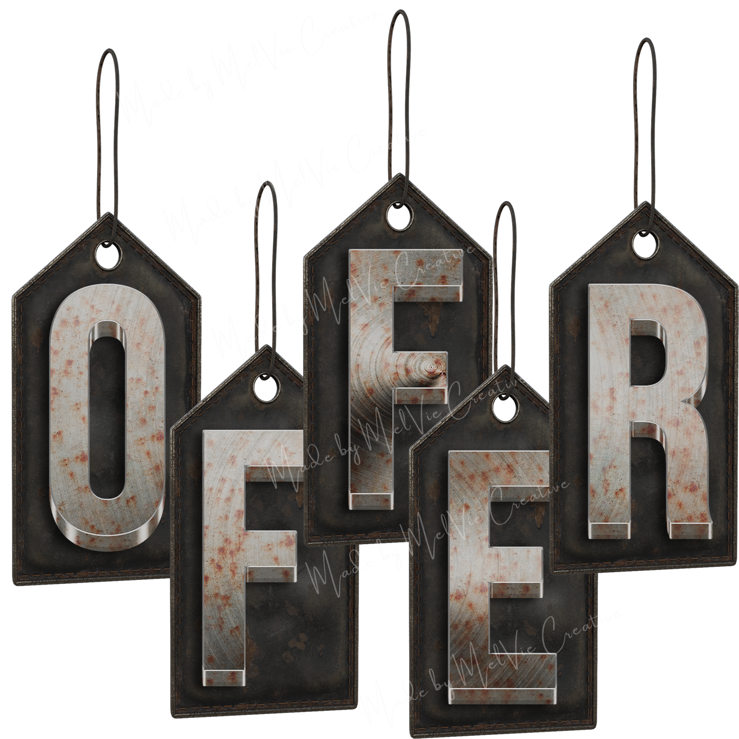 MelVie Grunge Price Tag Signs Offers and Prices